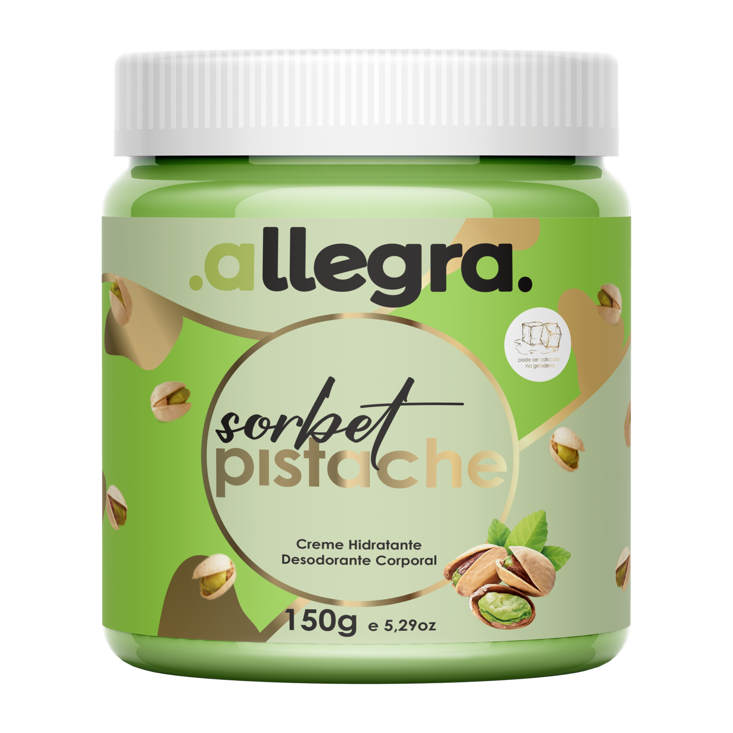 Creme Corporal Sorbet Pistache Allegra 150g