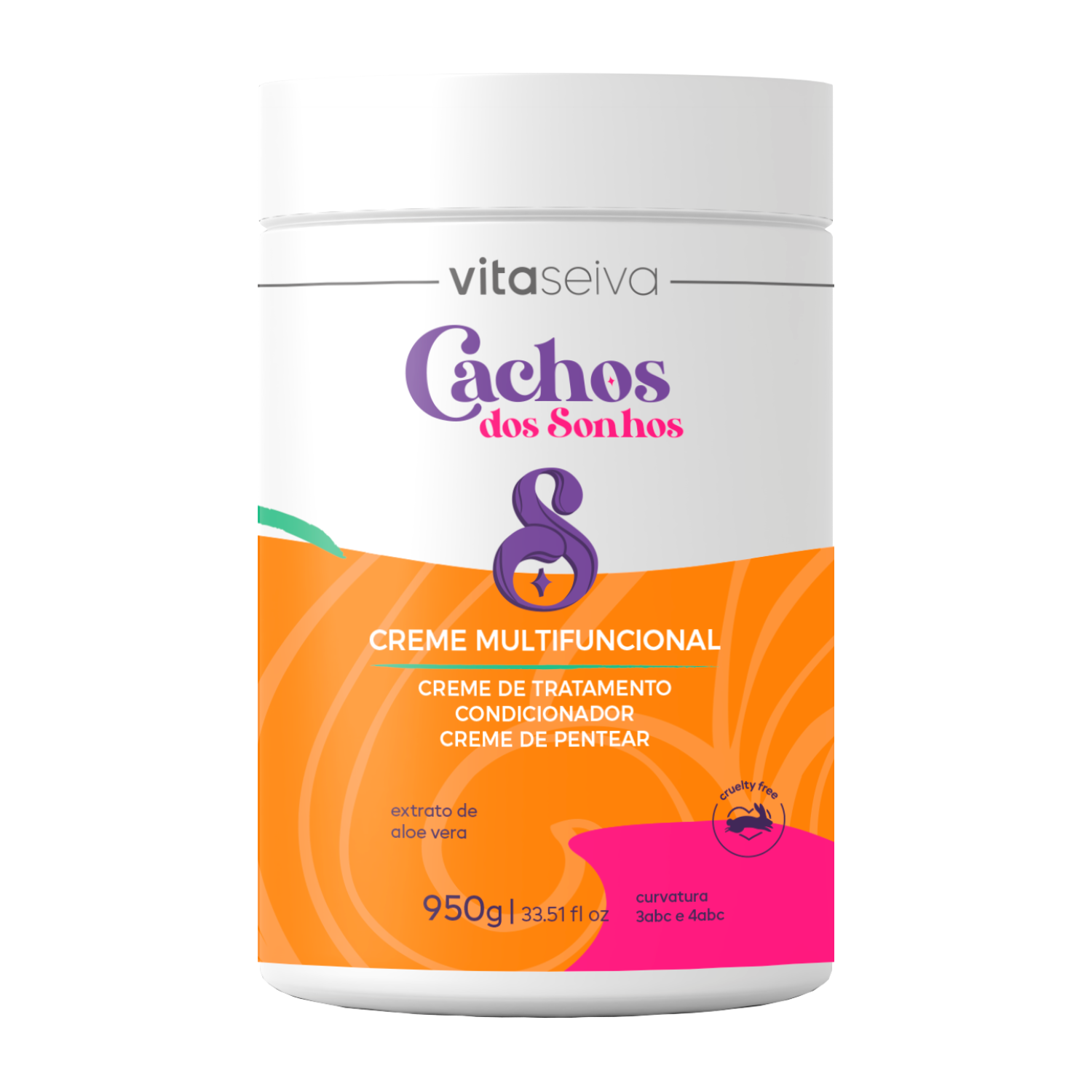 Creme de Pentear Cachos dos Sonhos Vita Seiva 950g