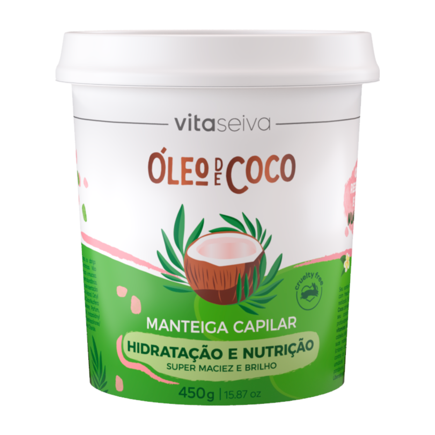 Manteiga Capilar Óleo de Coco Vita Seiva 450g