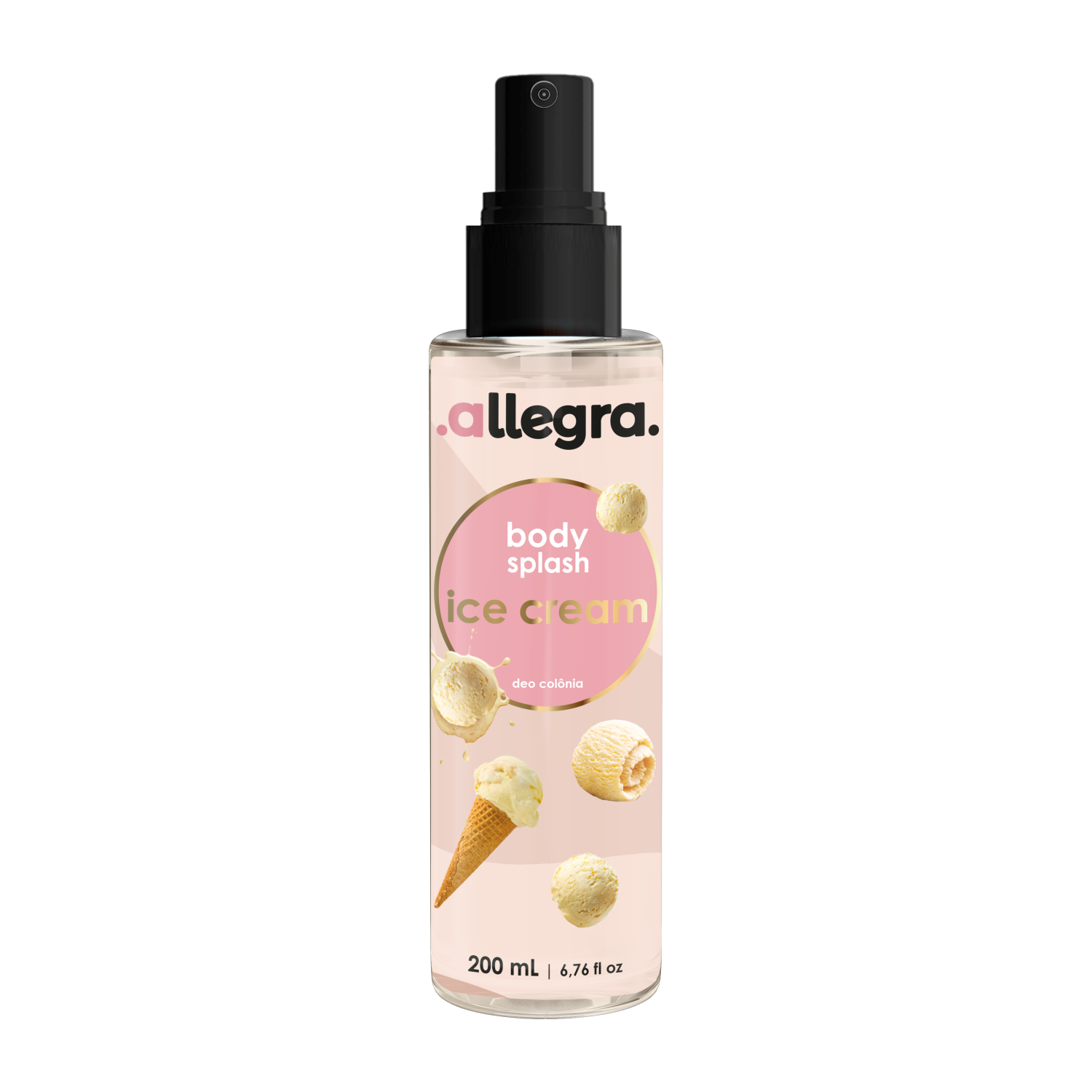 Desodorante Body Splash Ice Cream Allegra 200ml