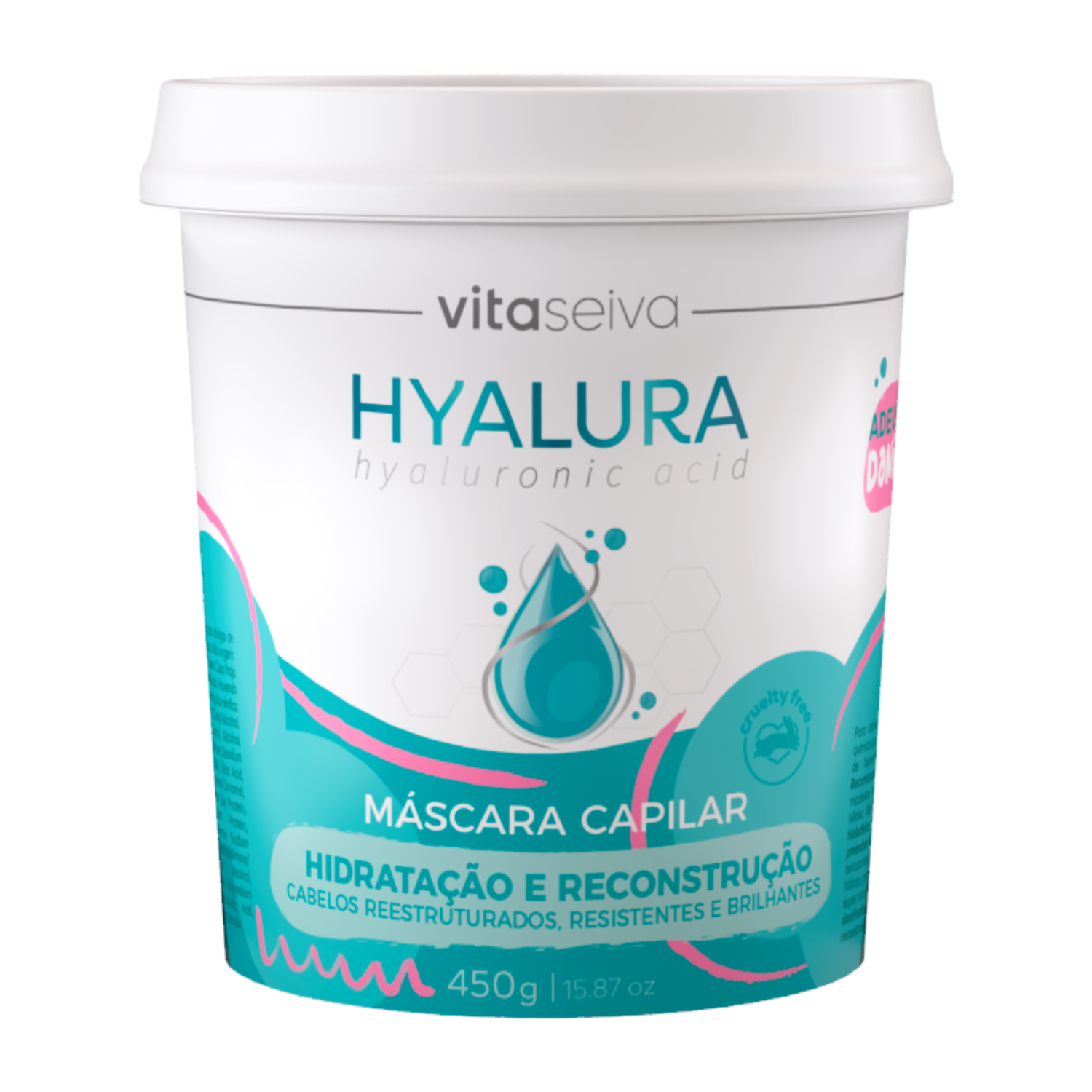 Máscara Capilar Hyalura Vita Seiva 450g