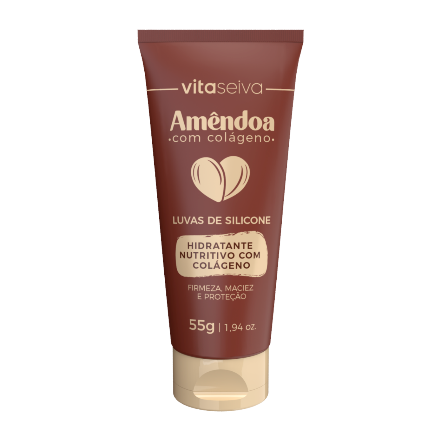 Luvas de Silicone Amêndoa Vita Seiva 55g