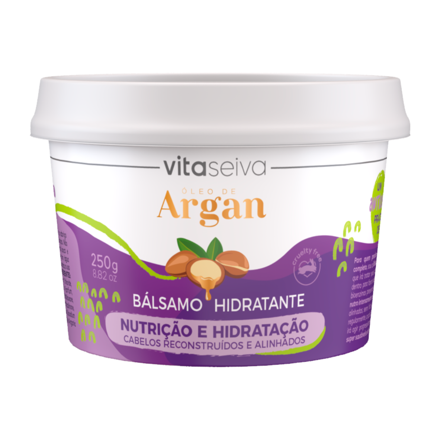 Bálsamo Óleo de Argan Vita Seiva 250g