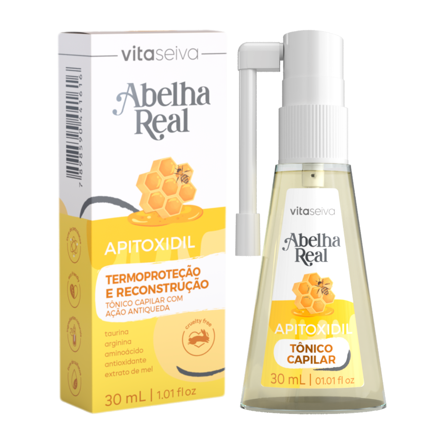 Tônico Capilar Apitoxidil Abelha Real Vita Seiva 30ml