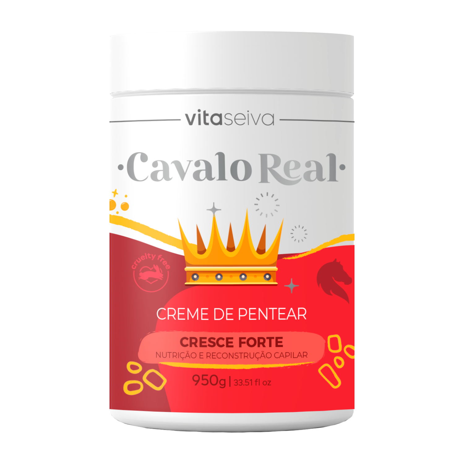 Creme de Pentear Cavalo Real Vita Seiva 950g