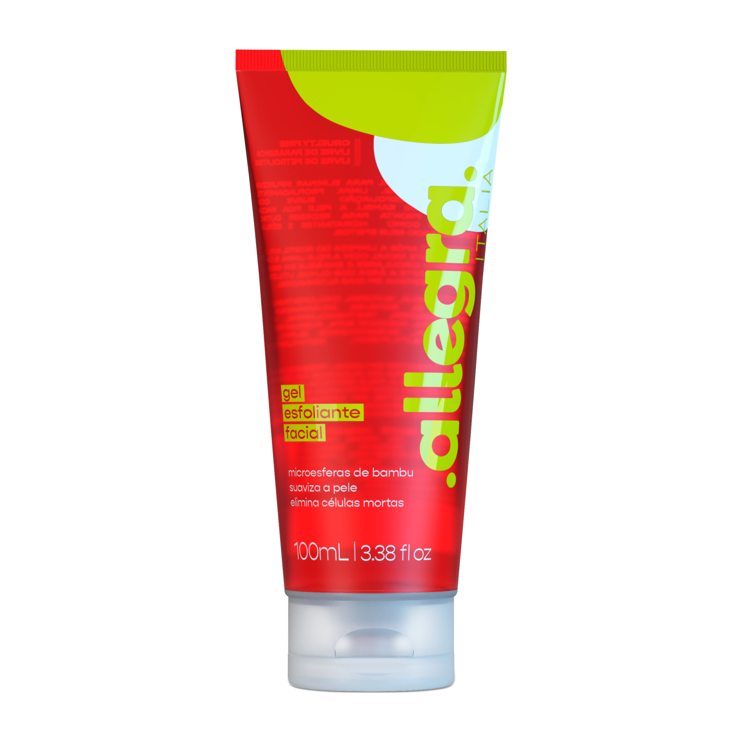 Gel Esfoliante Skin Care Facial Allegra 100ml