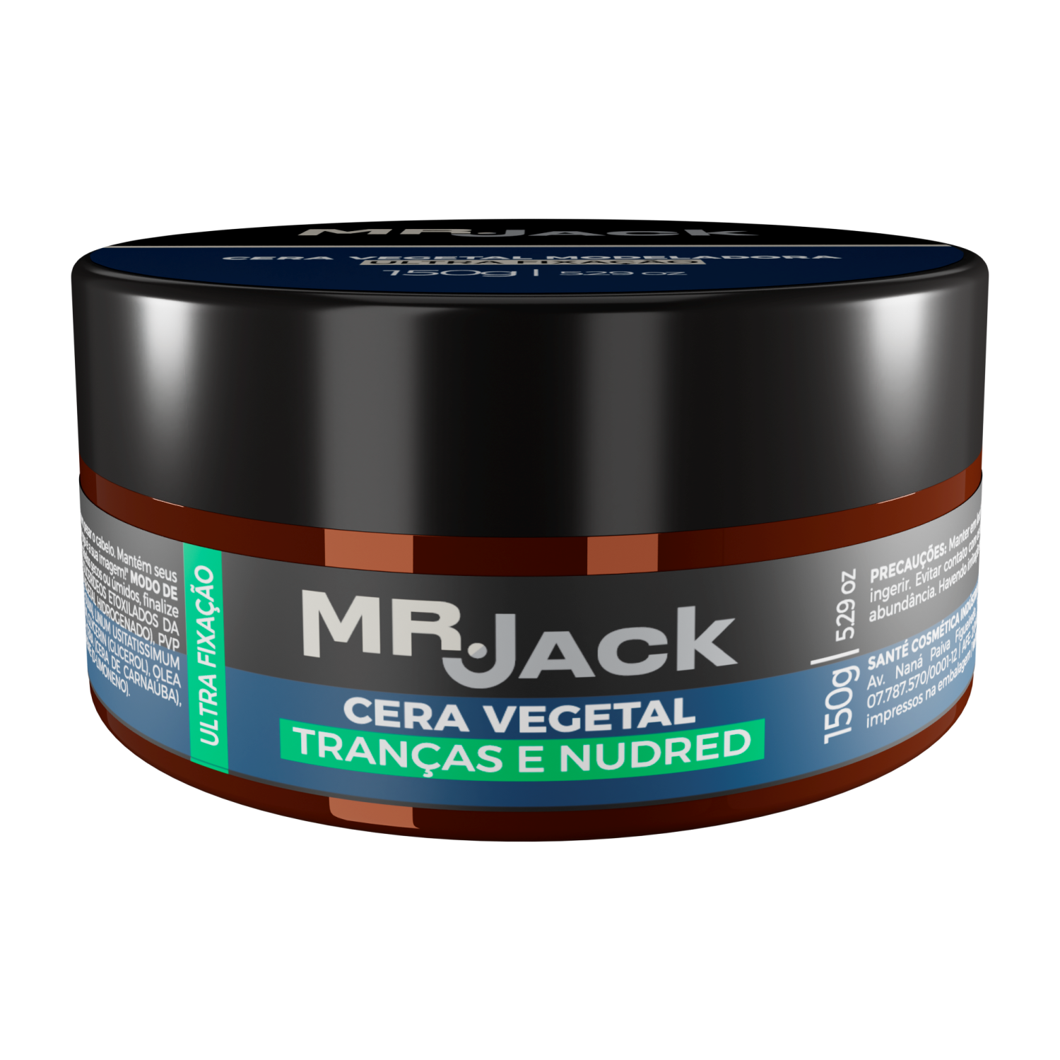 Cera Vegetal Tranças e Nudred Mr. Jack 150g