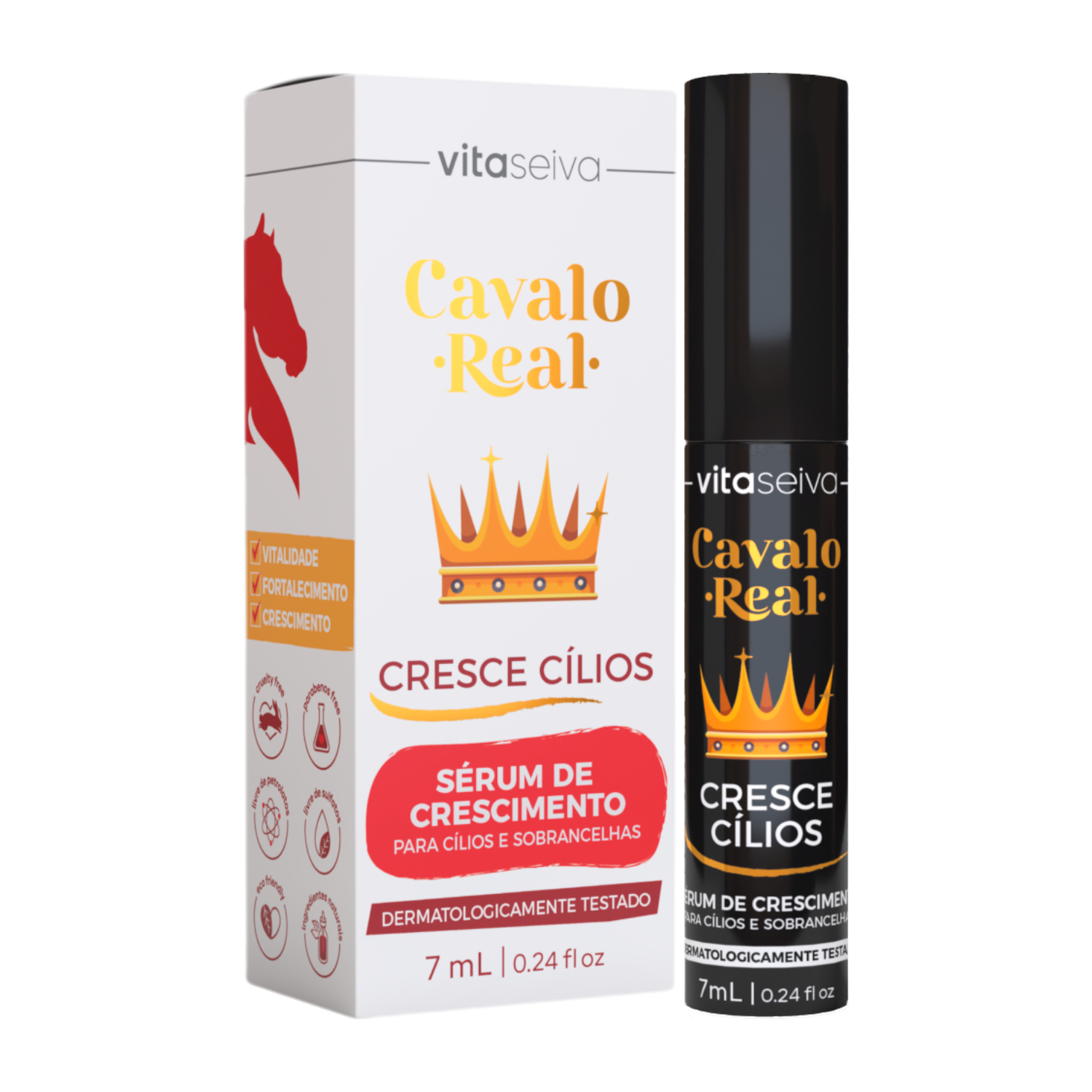 Sérum Cresce Cílios Cavalo Real Vita Seiva 7 ml